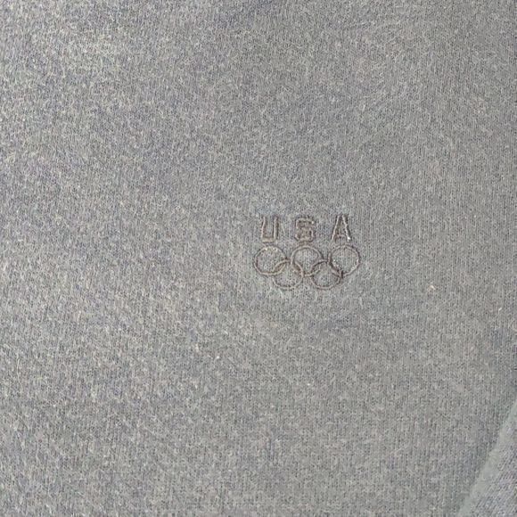 Vintage 90s JCPenney Navy Blue USA Olympics Brand Sweatshirt‎ Sz LT - Picture 5 of 10